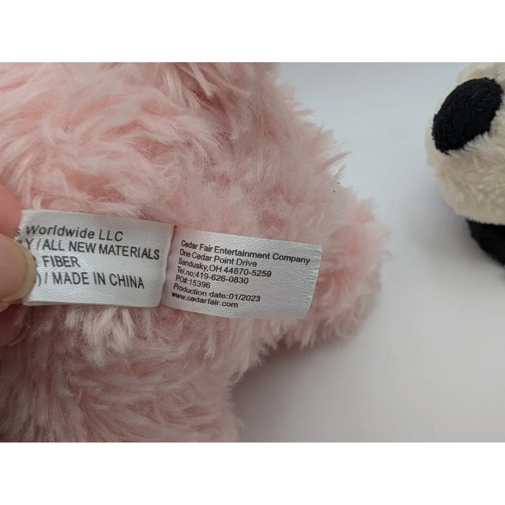 Peanuts Snoopy Plush Lot 3 White Pink Halloween Witch Spring Hallmark Cedar Fair